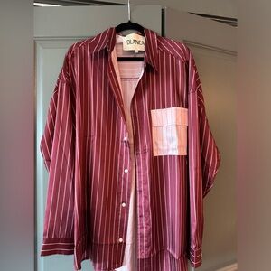 Blanca silk xs/s button up